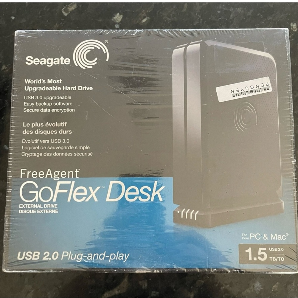 Seagate GoFlex Desk 1.5TB External 7200RPM (STAC1500100) HDD New Sealed